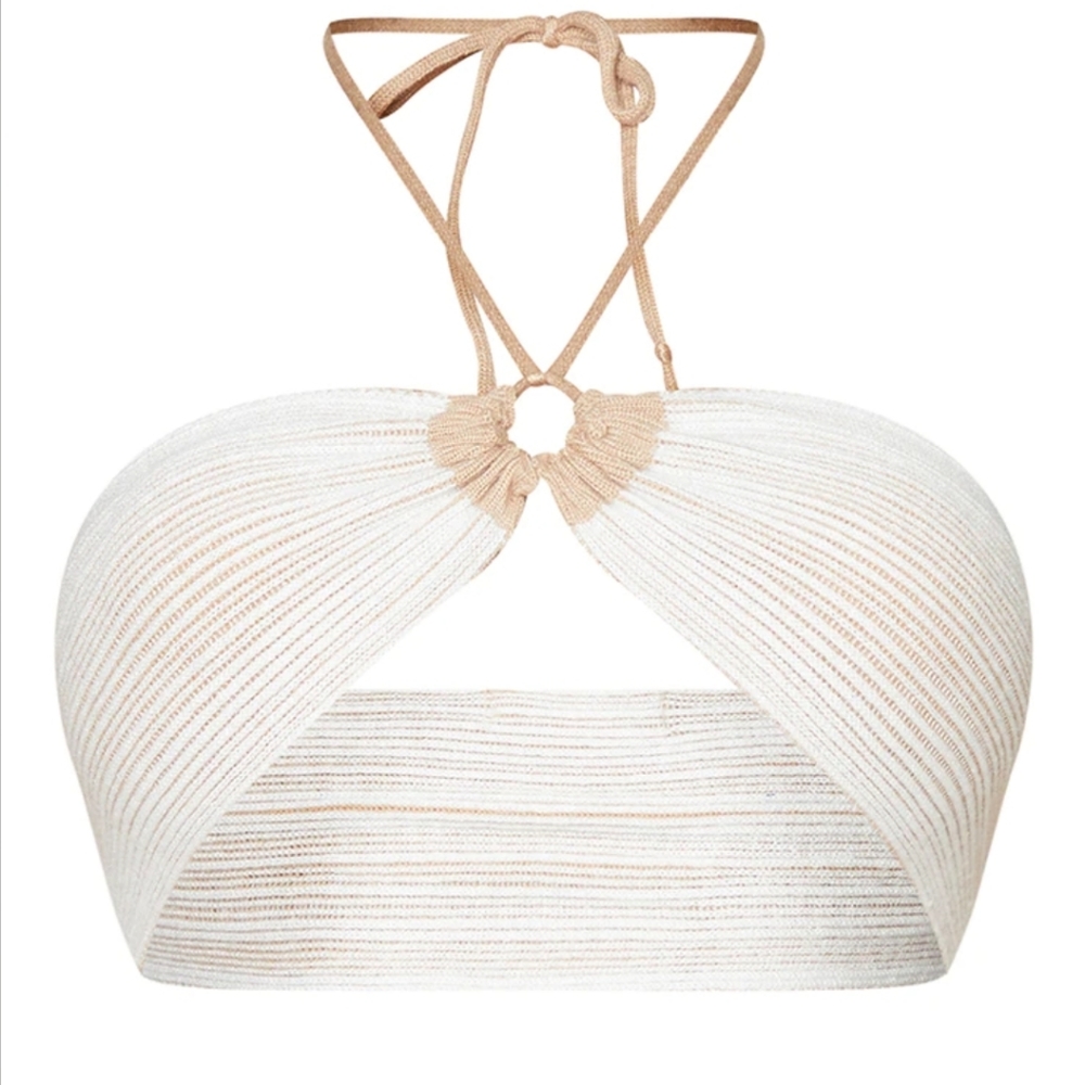PrettyLittleThing Bandeau Crop Top‎ Size 14